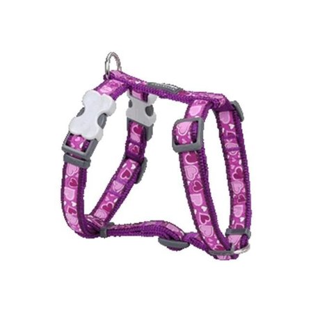 RED DINGO Red Dingo DH-BZ-PU-LG Dog Harness Design Breezy Love Purple; Large DH-BZ-PU-LG